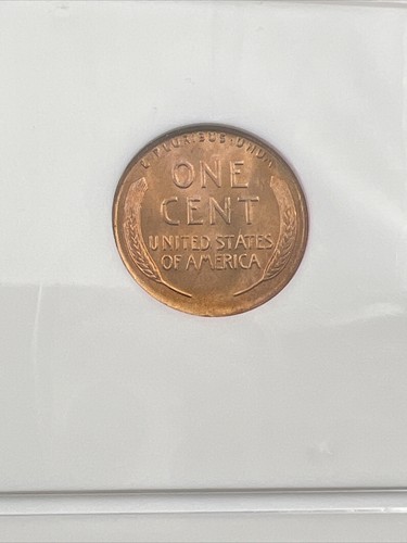 1944 S Lincoln Wheat Cent Penny Coin NGC MS67 RD #080 WW2 Era - Picture 7 of 8