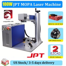 【US Stock】JPT 100W Mopa Fiber Laser Engraver Marking Machine for Metal 200*200mm