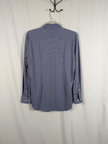 Mizzen + Main Spinnaker Collection Trim Fit Blue White Check Gingham Mens Sz XL - Picture 2 of 7
