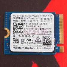 WD SN530 512GB SSD M.2 2230 NVMe PCIe For surface Laptop Steam Deck PC CFe
