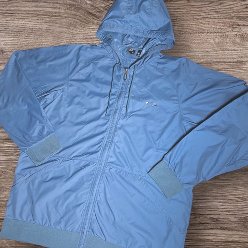 Oakley Zip Up Hooded Windbreaker Size M - Picture 2 of 5