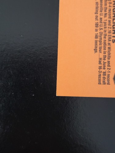 Donruss 1990 - Clasificado novato #41 Andy Benes. (TARJETA DE ERROR SIN PUNTO DESPUÉS INC). - Imagen 10 de 19