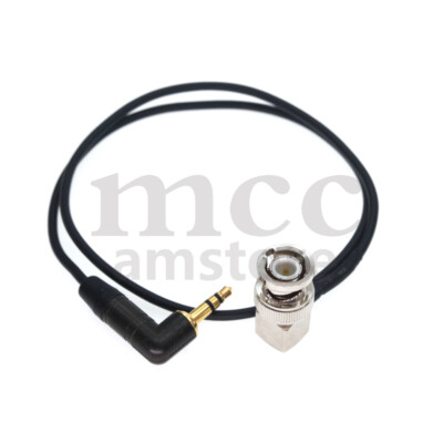 C300/500 F55/Amira/Zoom F8 Mixpro T10 Tentacle Time code Cable 24'' 3.5mm to BNC