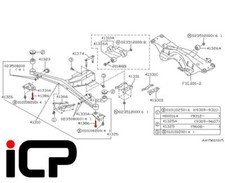 Genuine Rear Diff Outrigger Mount Bolts Fits: Subaru Impreza 92-00 WRX ST 22B
