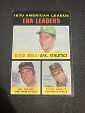 1971 Topps - League Leaders #67 Jim Palmer, Diego Segui, Clyde Wright