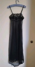 Vintage Sheer Black Sears Nightgown Lingerie