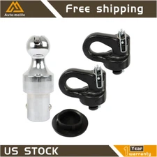 Gooseneck Ball & Safety Chain Anchor Kit 2-5/16" Puck System 60639