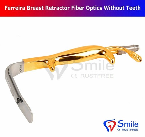Ferreira Breast Augmentation Retractor Fiber Optics Plain Blade 25mm X 150mm -CE - Picture 1 of 3