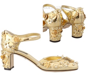 dolce gabbana shoes gold