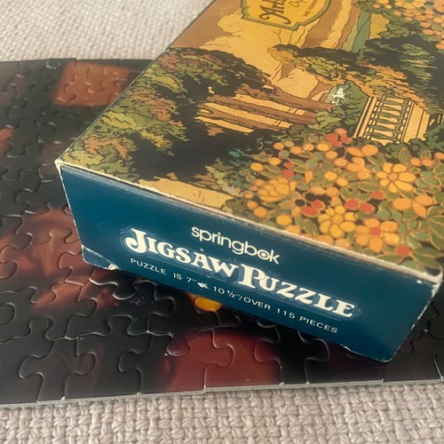 1972 Vintage Springbock Past Time Puzzlers Artstyle Pralinen komplettes Puzzle - Bild 4 von 5