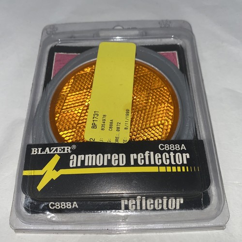 Blazer Reflector Aluminio Ovalado - Ámbar, Modelo # B888A - Imagen 2 de 8
