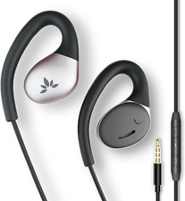 Resolve - AUX 3.5Mm Wired Open-Ear Earbuds with Mic & In-Line Volume Control, De