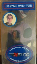 Nsync Lance Bass Plush Teddy Bear Collectible Limited Edition Rare Bear New