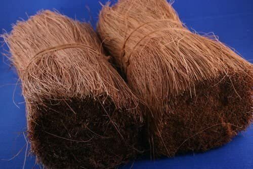 THATCH MATERIAL FOR DOLLS HOUSE  (Coconut fibre) 190mm long - Foto 1 di 1