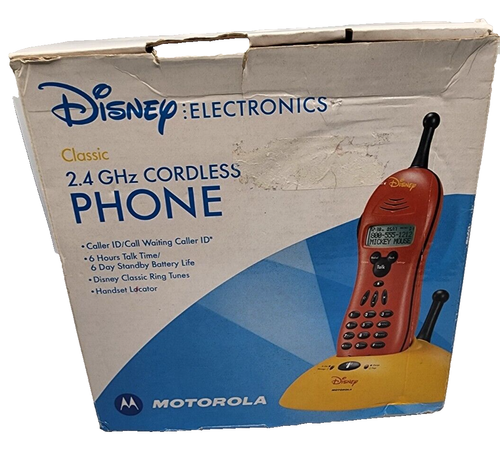 NOWY Motorola Disney Classic 2,4 GHz Telefon bezprzewodowy 53669 - Zdjęcie 1 z 11