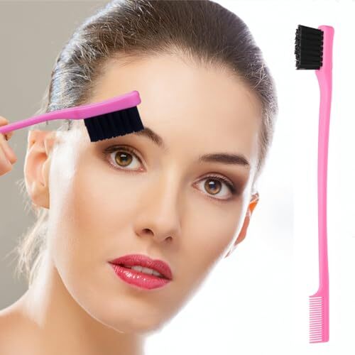 5Pcs Slick Back Hair Brush Set with 2Pcs Topsy Hair Tail Tool 1Pcs Bristle - Picture 3 of 7