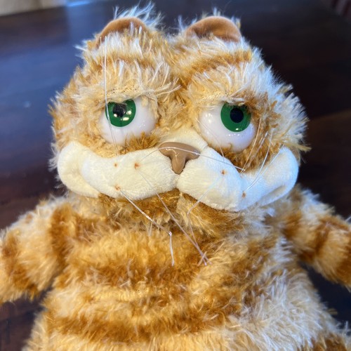 Orange Garfield Fat Cat Plush Angry Cat Stuffed 11” Plush Nice! Retired CUTE!! - Picture 5 of 9