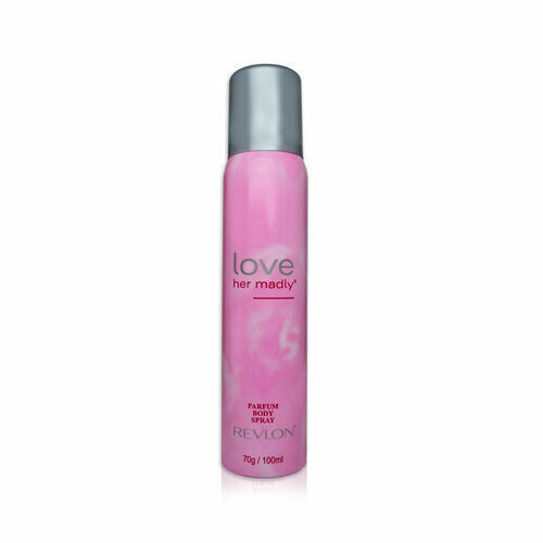 Revlon LOVE HER MADLY - PERFUMED BODY SPRAY, 100 ml with Fast Ship - Picture 2 of 4
