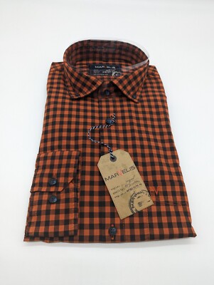 Marvelis Langarm Hemd  Gr. L 41/42 Button-Down-Kragen Terra Art. 60461408