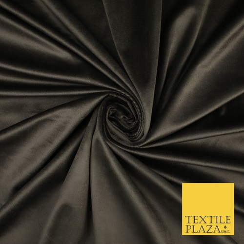 17 COLOURS - LUXURY Plush Plain Stretch Velvet Velour Fabric Material Craft 59" - Picture 8 of 53
