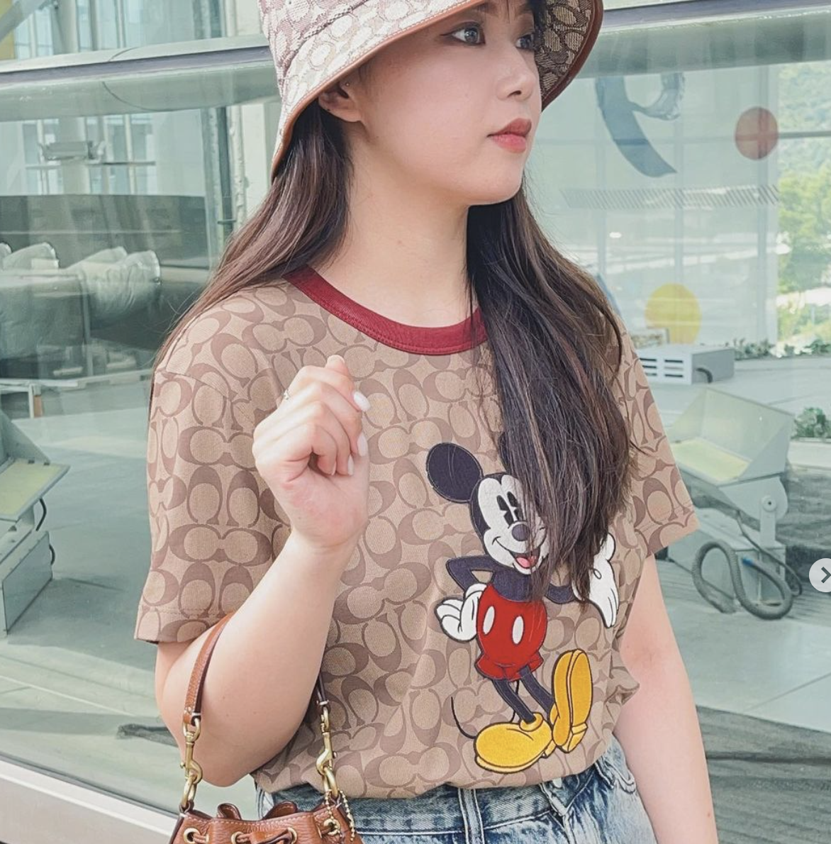 NWT Disney X Coach WOMEN'S Signature Mickey Mouse T Shirt NWT Disney X Coach WOMEN'S Signature Mickey Mouse T Shirt