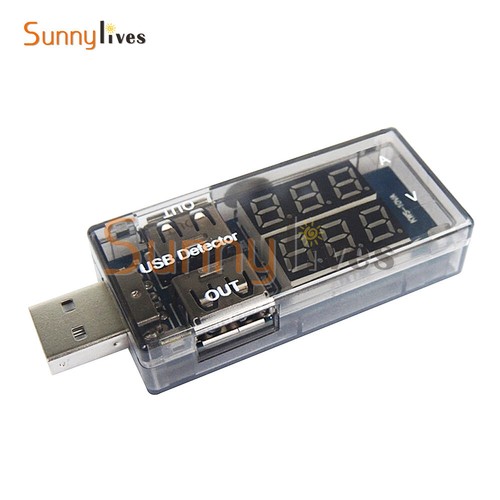 1Pcs USB Volt Current Voltage Doctor Charger Capacity Tester Meter Power Bank - Photo 25/39