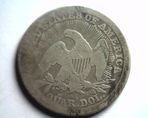 1853 QUARTIER LIBERTY ASSIS FLÈCHES & RAYS BON G BELLE PIÈCE ORIGINALE LIVRAISON RAPIDE - Photo 2/2