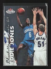 1999-00 Fleer Force Basketball Card Eddie Jones #104 Charlotte Hornets