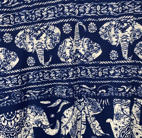Say Anything Sz Small Blue Elephant Skirt - Picture 2 of 5