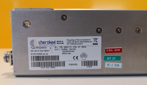 Schroff Cherokee Netzgerät 3258/00 PFC Gold 450 W | 5 V | 12 V | 24 V | 11009367 - Afbeelding 5 van 8