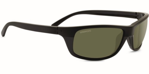 Serengeti Sunglasses Bormio SS009001 Matte Shiny Black/Green Saturn Polarised - 第 3/3 張圖片