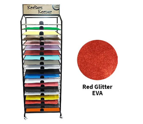 12 X EVA ART CRAFT GLITTER SPARKLY FOAM SHEETS, 60 X 40 CM,CHOICE OF 4 COLOURS - Foto 11 di 20