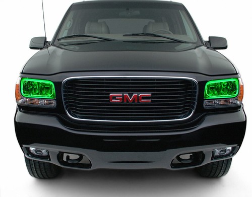 RGB Multi Color RF Headlight Halo kit for GMC Yukon 99-00 - Picture 3 of 11