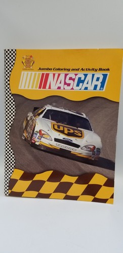 NASCAR Jumbo Coloring and Activity Book Dale Jarrett Robert Yates UPS #88 car - Picture 1 of 12