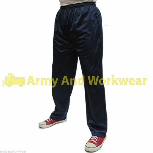 Hommes silky Trackies à Élastique Survêtement Jogging Pantalon Gym Ample - Imagen 4 de 7