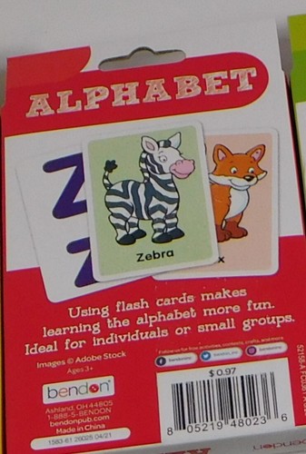 Tarjetas Flash Bendon 9 Diferentes Mazos Adición Alfabeto Dinero Multi Fonics Mismo - Imagen 8 de 18