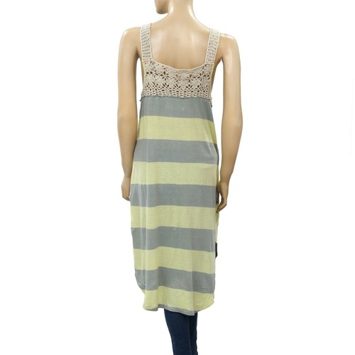 Free People We The Free Luca Häkel gestreift Tunika Tank Top ärmellos XS 214855 - Bild 8 von 10