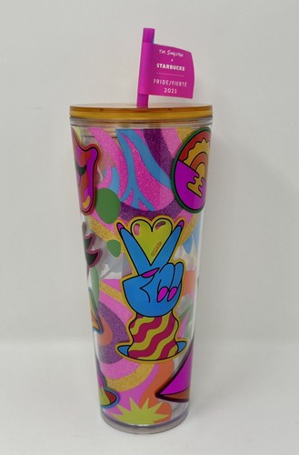 Pride Month Starbucks Pride Tumbler 2023 24oz Venti Tim Singleton Design Artwork - Bild 4 von 6