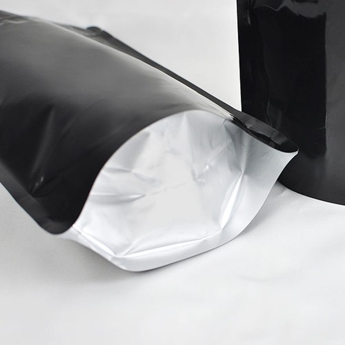 20 bolsas de almacenamiento de alimentos de 1,25 lb de papel de Mylar de aluminio negro de alta resistencia - Imagen 3 de 6