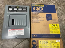 Square D QO612L100S 100A 240V Max 6-Space 12-Circuit Main Lug Load Center 240V