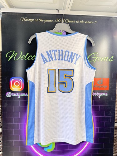 Authentic Denver Nuggets #15 Carmelo Anthony Vintage NBA Basketball Jersey - Picture 2 of 7