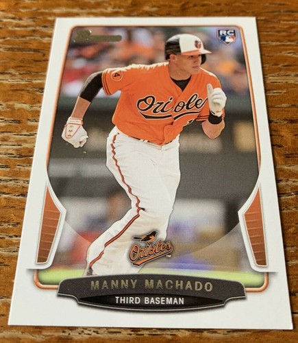 2013 BOWMAN CHROME DRAFT MANNY MACHADO ROOKIE CARD #4 PADRES - Picture 1 of 2
