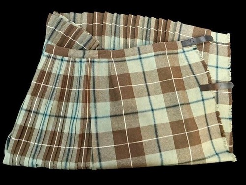 Damen Douglas Schottenkaro Kiltgrün Bond Street London Gr. US 12/UK 14 Hüfte 38" - Bild 4 von 11