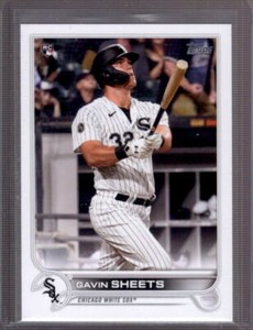 GAVIN SHEETS 2022 Topps Series 1 #12 Advanced Stats Rookie RC #244/300