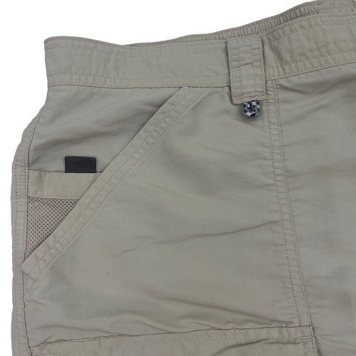 Columbia Mens Shorts 40W Omni-Shade Sun Protection Tan Khaki 11” Inseam Hiking - Picture 4 of 12