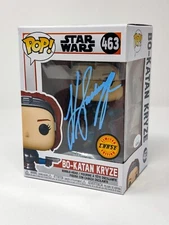 Katee Sackhoff Star Wars Mandalorian Bo Katan Kryze #463 CHASE Signed Funko Pop