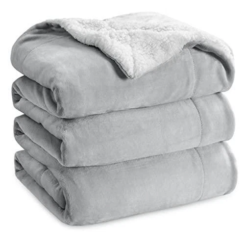 Bedsure Sherpa Fleece King Size Blanket for Bed - Thick and Warm Blankets  for | eBay