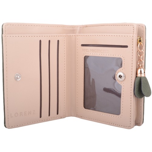 Ladies / Womens Faux Leather RFID Protected Money / Coin / Card Holder / Purse - Picture 12 of 25
