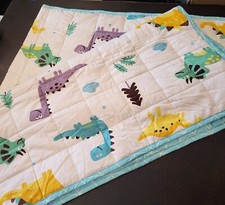 Weighted Blanket Kids, Weighted Blanket for Kids 7 lbs Blue Dinosaur Heavy...