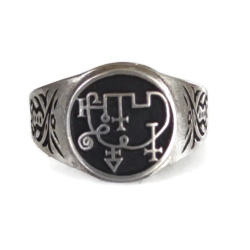 #65 Andrealphus  Ring from The Key of Solomon Goetia 72 Demons + Addon pendant - Picture 10 of 10